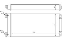 фото thumb №2, Nissens обігрівач 370x175x42mm daf cf 65, cf 7