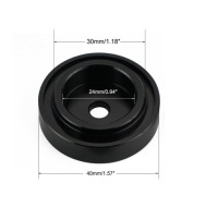 фото thumb №11, Заглушка накладка гвинти двірники зад do vw golf чорний 3-4cm