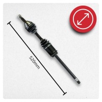 Привідний вал права renault koleos hy 2.0 dci 4x4 автоматична коробка передач нова Оригінал, фото thumb