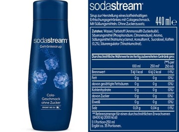 SODASTREAM АПЕЛЬСИНОВЫЙ СИРОП - НОЛЬ САХАРА