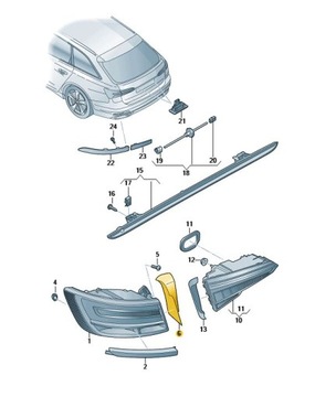 фото thumb №3, Захист заднього світла zew. ліва audi a6 c8