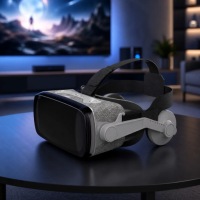 3D-очки VR Shinecon G07E, Bluetooth-наушники для смартфона, игровые очки, повязка