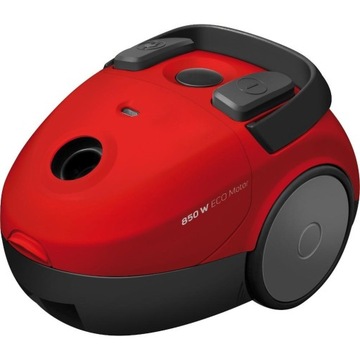 Mały Lekki Odkurzacz Workowy 1.5L 8500W Czerwony Filtr