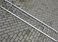 фото thumb №1, Пороги нержавейка средняя часть renault master 1 opel movano 1