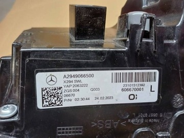 фото thumb №7, M31 mercedes eqe w294 suv лампа зад задняя левая a2949066500