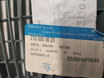 фото thumb №2, Mercedes w210 решітка решітка радіатора нова org aso 2108880023