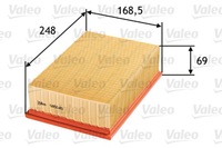 фото thumb №4, Valeo 585045 фільтр повітря