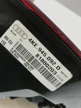 фото thumb №8, Audi 4ke e-tron лампа правий зад задня 4ke945092d