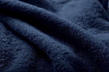 Ręcznik do sauny męski z gumką i zapięciem na rzep granatowy