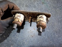 фото thumb №7, Stara лампа лампа подсветка номерного знака регистрационный оригинал fiat хром