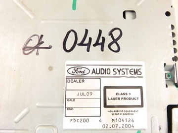 фото thumb №10, Радіо ford focus c-max 6000 cd 3m5t18c815be + код