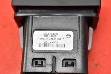 фото thumb №8, Вимикач світла аварійних n243664h0 mazda mx5 mx-5 4 iv nd рестайлінг 15-23