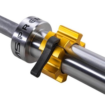 GRYF PROSTY 220cm gładki olimpijski 50mm z 2 zaciskami w zestawie HMS 1100k