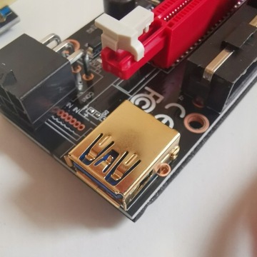 RISER 009S GOLD USB3.0 PCI-E PCI 1x-16x SATA TAPE