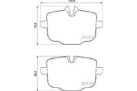 фото thumb №16, Brembo тормозные колодки тормозные задняя bmw 3 g20 g80 g28 4 g22 g82 5 g30 f90 5