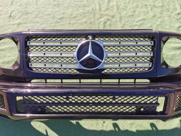 фото thumb №7, Mercedes g класс w463 18- бампер перед переднее решётка радиатора решётка a4638880400