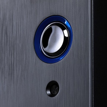 Akyga AK939BL Корпус ATX для ПК, 2 порта USB 2.0, черный