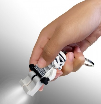 LEGO STAR WARS BRELOK LATARKA STORMTROOPER BRELOCZEK + TORBA PREZENTOWA