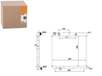 фото thumb №1, Nrf радиатор двигателя citroen c2 c2 enterprise c3