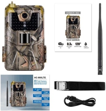 Fotopułapka LTE Kamera Leśna FullHD 44IR MMS 20MP