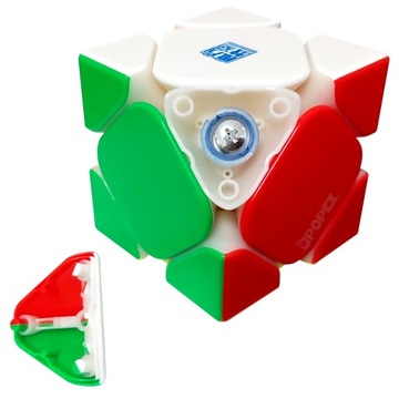 ПРОФЕССИОНАЛЬНЫЙ МАГНИТНЫЙ SKEWB MOYU RS DICE EASY PLAY + СВОБОДНАЯ ПОДСТАВКА
