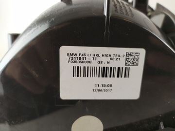 фото thumb №7, Bmw f45 лампа задняя левая w крышка багажника зад led