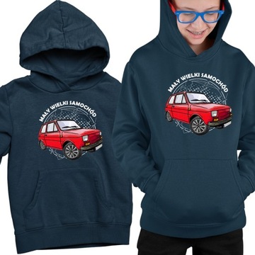 BLUZA KANGURKA WYTRZYMAŁA FAJNY UPOMINEK DLA DZIECKA AUTO FIAT FIACIK 126P