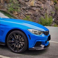 фото thumb №7, Bmw seria 4 f32/f36 бампер перед передній 4 частини 2013-2020 блиск чорний autovision