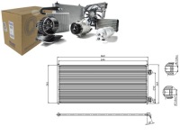 фото thumb №1, Конденсатор радиатор кондиционера nissens 1671707 y