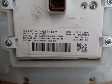 фото thumb №6, Peugeot 208 спидометр приборы европа 9805396580