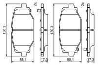 фото thumb №8, Гальмівні колодки гальмівні fiat freemont 2.4 2011- 170km