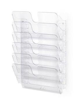 6 POJEMNIKÓW NA DUKUMENTY PRZEZROCZYSTE ZAWIESZANE Durable FLEXIPLUS A4 x2