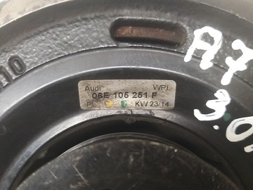 фото thumb №7, Колесо пасове вала 3.0 tfsi a7 4g s4 b8 q7 c7 s5 ctu 06e105251f