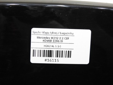 фото thumb №8, Спойлер спойлер свет сплав крышки 040 w212 универсал