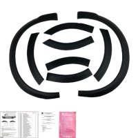 фото thumb №6, Накладки подкрылок do vw transporter t6 2019-2021 po liftingu чёрный mat