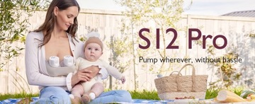 ПОРТАТИВНАЯ ДВУГРУДНАЯ КОЛЯСКА MOMCOZY S12 PRO