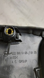 фото thumb №7, Обшивка стійка b захист правий середина alcantara mercedes s w222 оригінальний номер eu