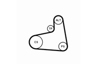 фото thumb №1, Continental 6pk906k1 набір ремінь клиновий багаторучейковий