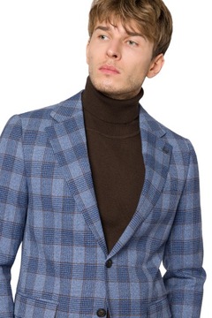 Синяя куртка в клетку Steveley Lancerto 56