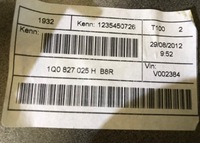 фото thumb №10, Vw eos кабріолет кришка зад задня 1q0827025 h lb8r