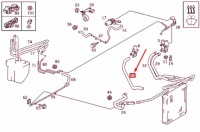 Mercedes-benz sl r129 пабтрубок  отопителя a1298321394 оригинальный Киев, фото thumb