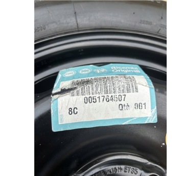 ЗАПАСНОЕ КОЛЕСО 15 INCH x 4J 4x98 LANCIA FIAT NEW ORIGINAL 51764507