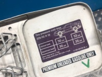 Mercedes sl r129 кришка заливної пального 1295840539 Ціна, фото thumb