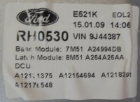 Ford focus mk2 2 рестайлінг  09 r підйомник скло правий задній Доставка, фото thumb