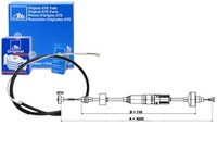 фото thumb №1, Трос сцепления vw golf iii vento 1.4/1.6 10.91-04.