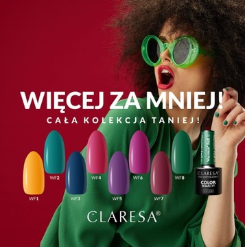 CLARESA WARMIN FALL ГИБРИДНЫЙ ЛАК ДЛЯ НОГТЕЙ ОСЕННЯЯ КОЛЛЕКЦИЯ + МАСЛО ДЛЯ КУТИКУЛЫ