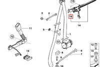 фото thumb №9, Przedłużacz поперечина безопасности bmw 3 coupe e92 левый 72119144937 оригинальный