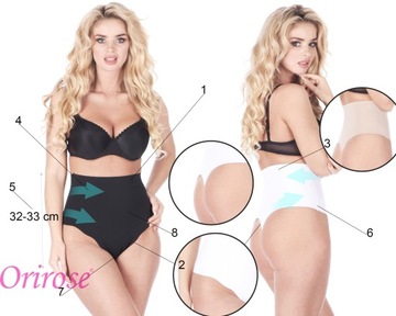 3шт Трусики Orirose, стринги для похудения живота, моделирующие LASER SIZE+