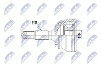 фото thumb №2, Npz-pe-032 nty шарнир наружный citroen c-elysee