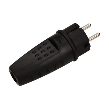 ЗАГЛУШКА ПРЯМАЯ ГЕРМЕТИЧНАЯ РЕЗИНОВАЯ С ЗАЗЕМЛЕНИЕМ UNI-SCHUKO IP44 16A ORNO